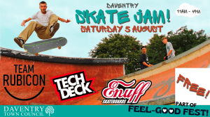 Skate Jam Coming to Town!
